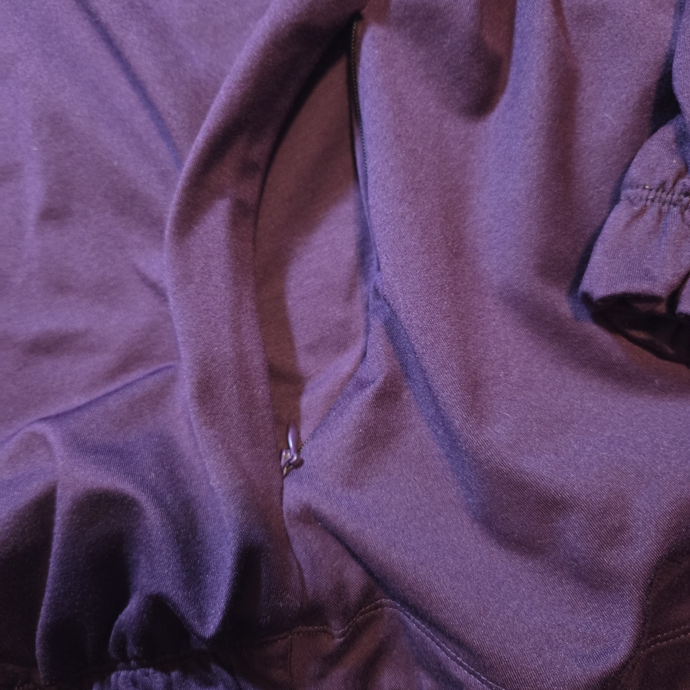 Fabletics Purple Cowl Neck Sweatshirt - Picture 2 of 4